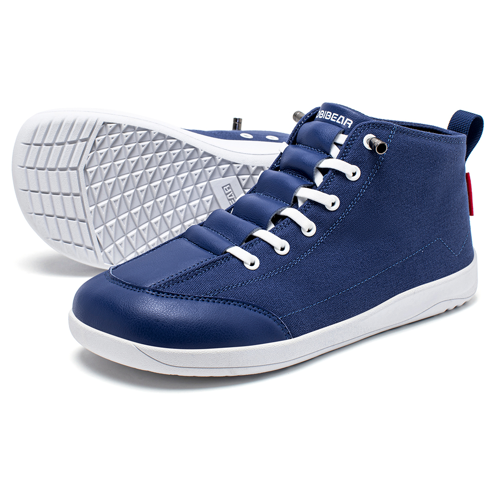 Men'S Shoes Wide Width - HOBIBEAR Mid-Top Canvas Boots Unisex Barefoot