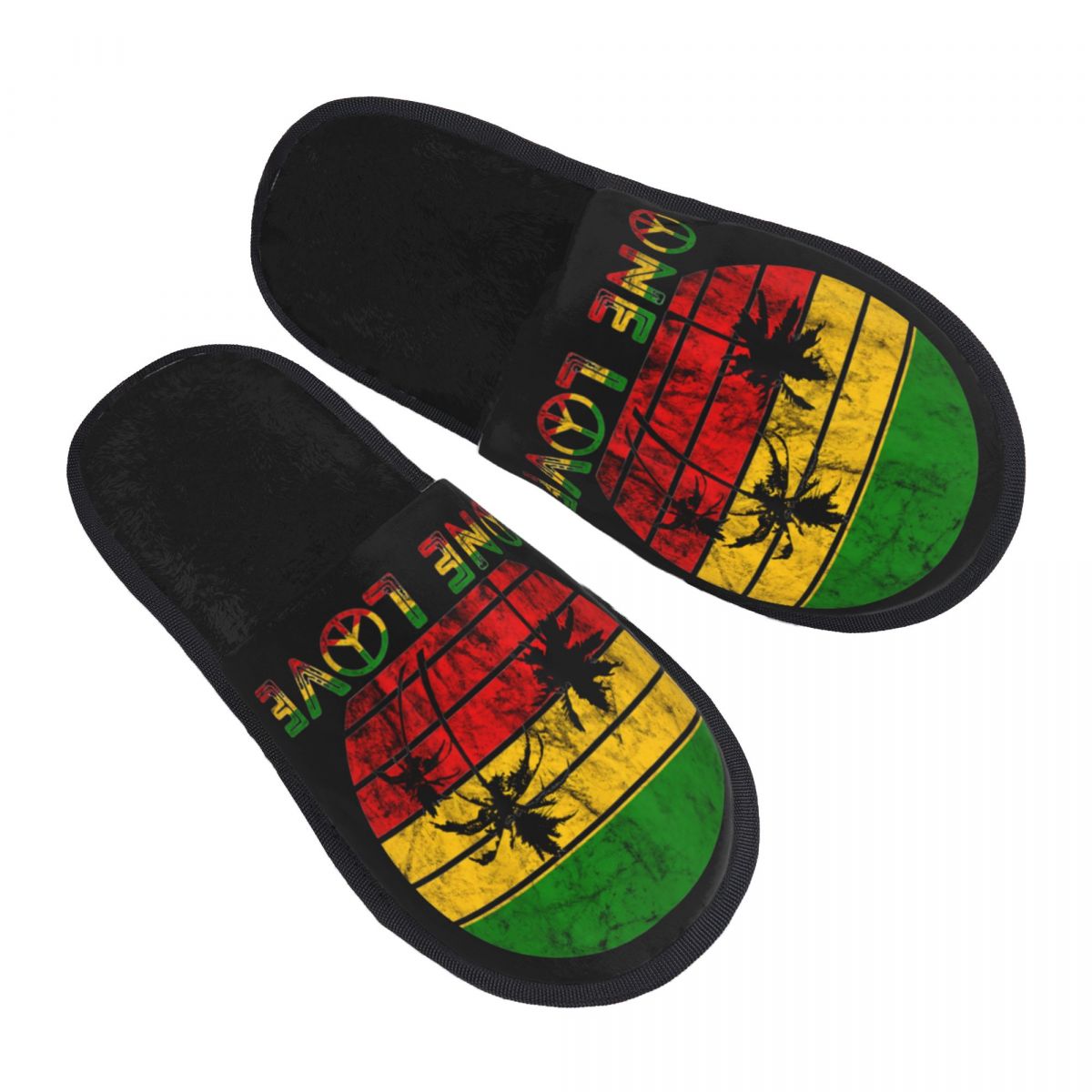 Men Shoes For Winter - Rasta Reggae One Love Retro Vintage