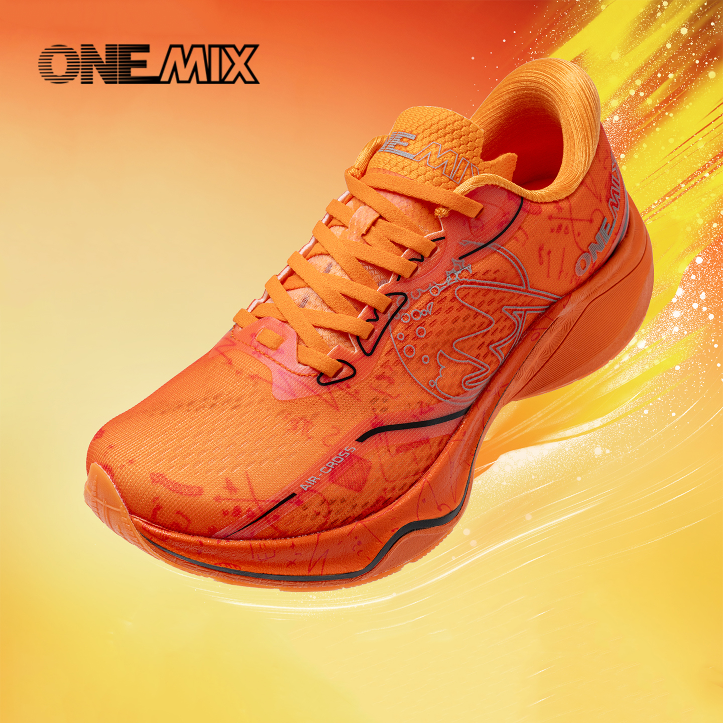 Men'S Shoes Half Cut - ONEMIX New Man Carbon Board Running