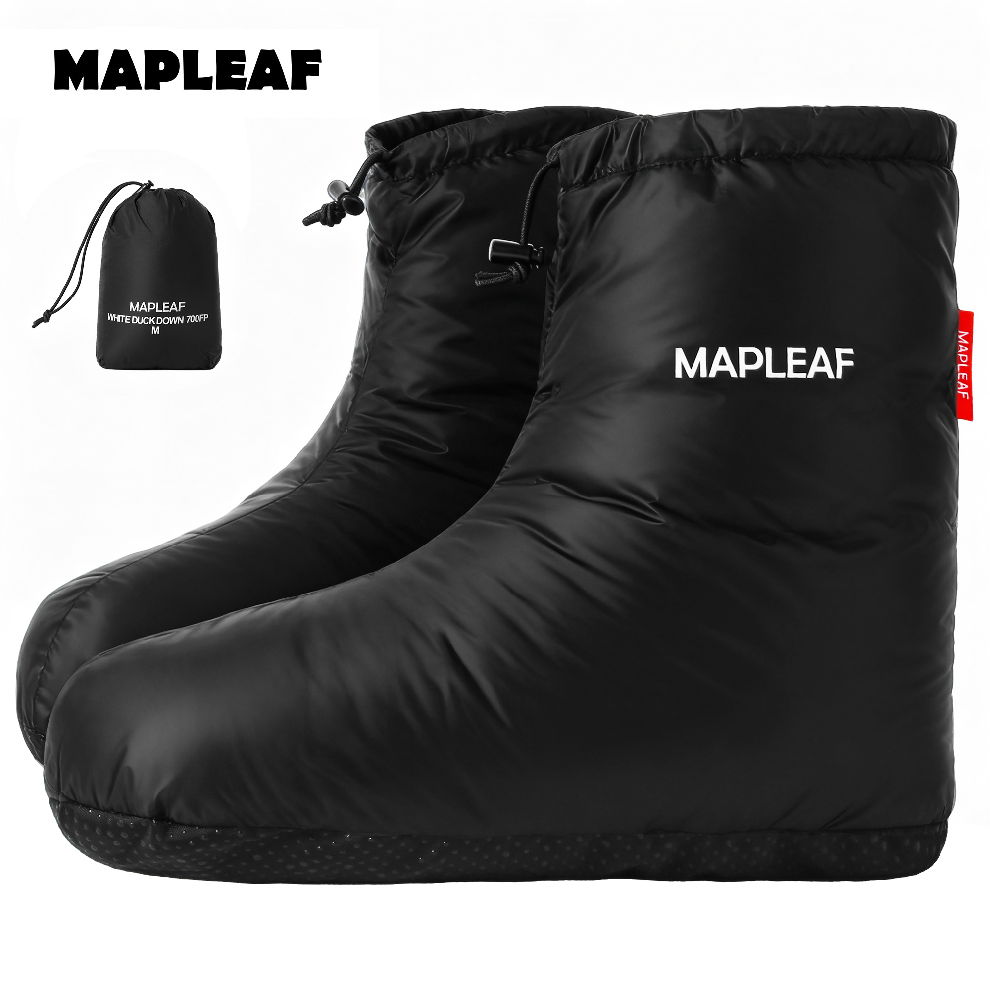 Men Shoes For Winter - MAPLEAF Down Booties Winter Warm Down