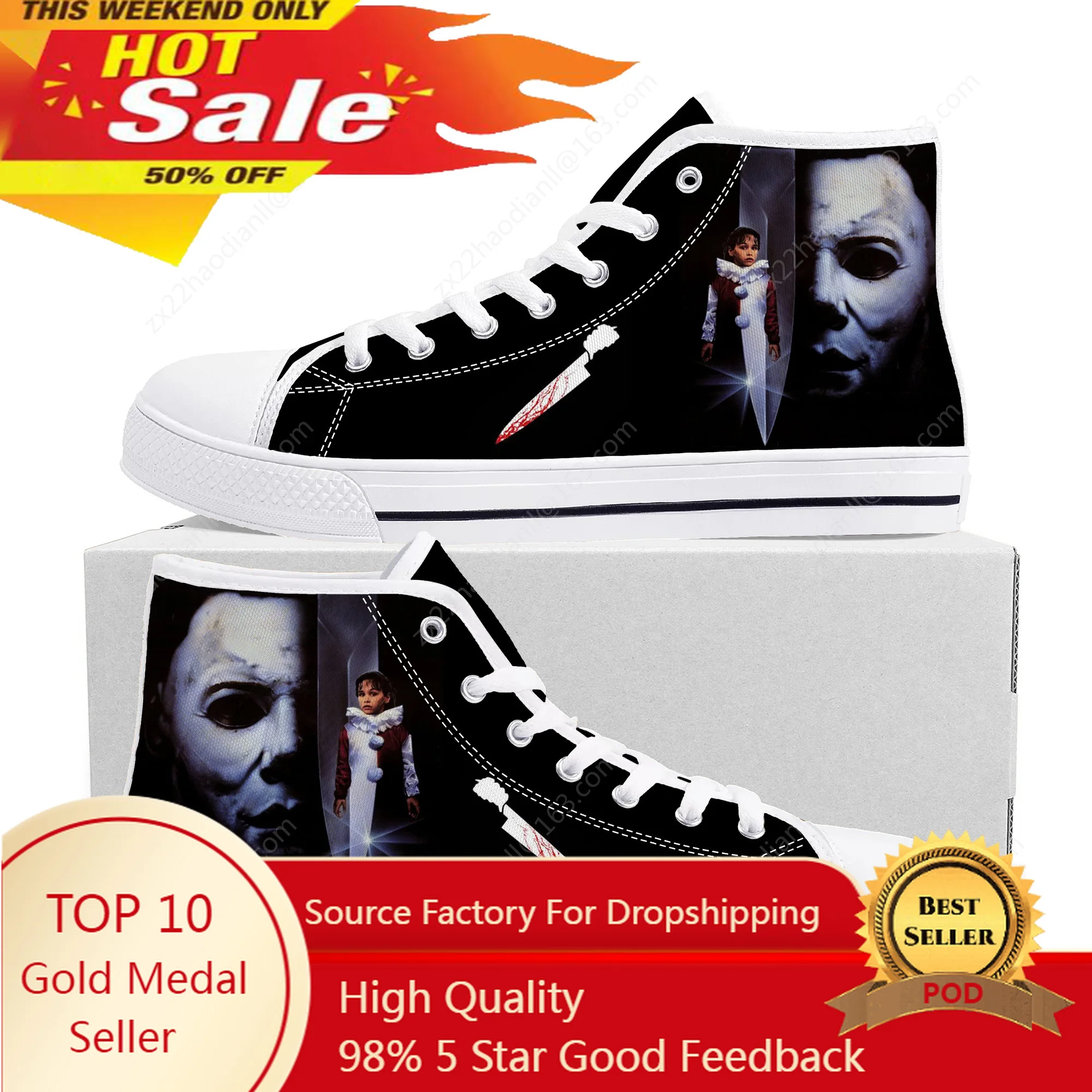 Men Shoes Myer - Horror Halloween High Top Quality Shoes