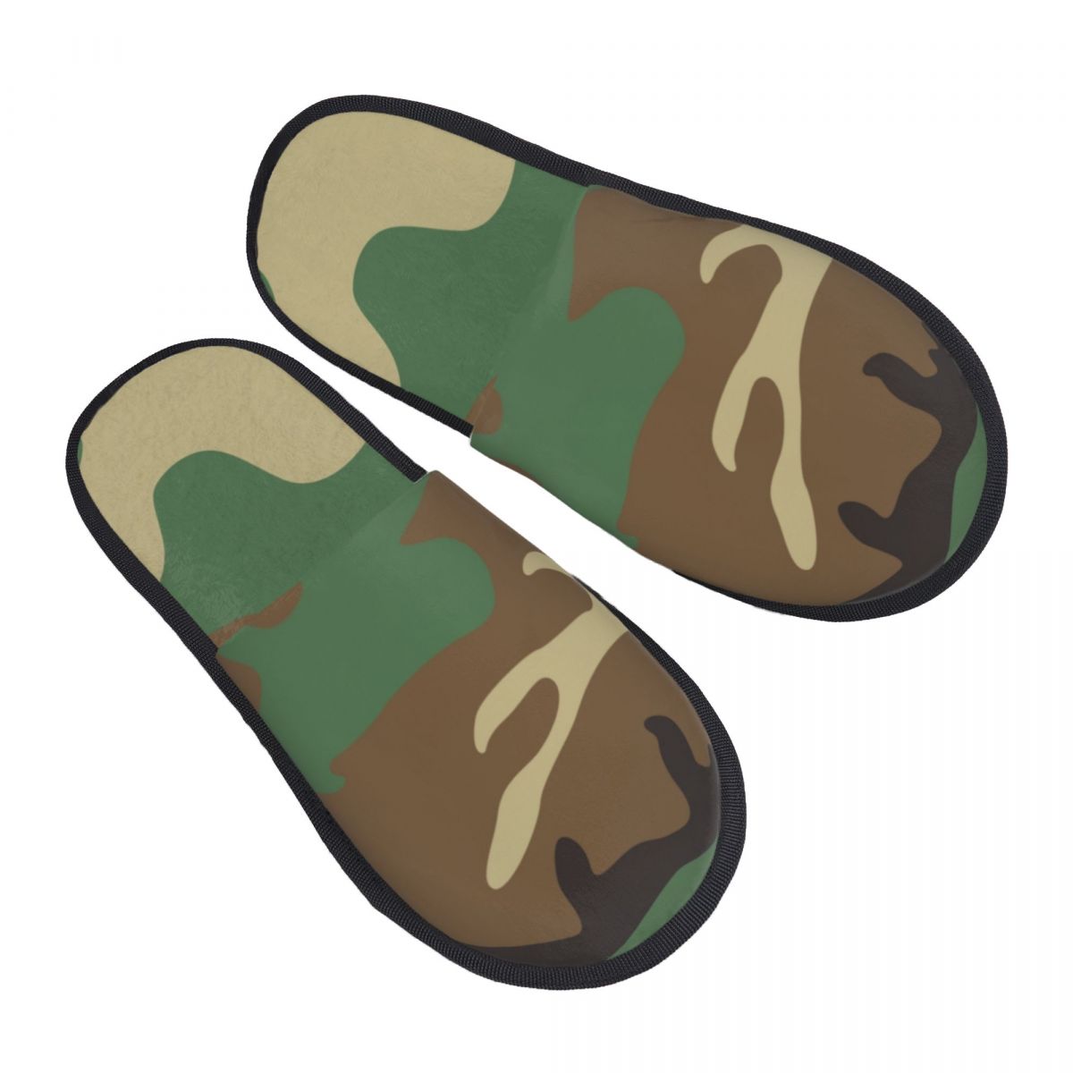 Men Shoes For Winter - Custom Print U.S Woodland Camo Pattern