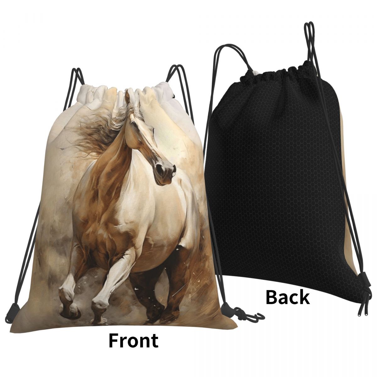 Men Shoes Illustration - Horse Galloping In The Desert Illustration