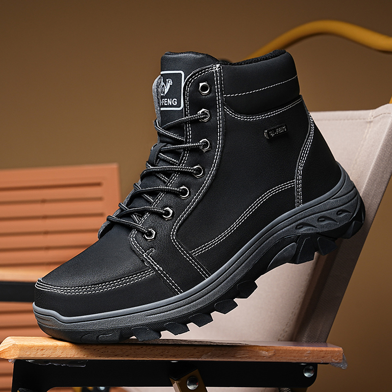 Men Boots Winter Outdoor Walki - Men Shoes Yellow recension och pris