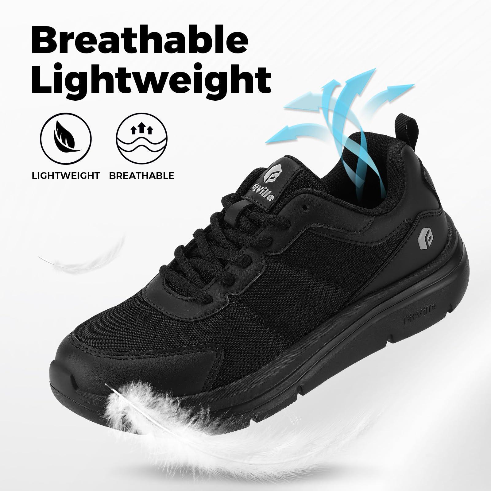 FitVille Men's Walking Shoes W - Men'S Shoes Wide Width recension och pris