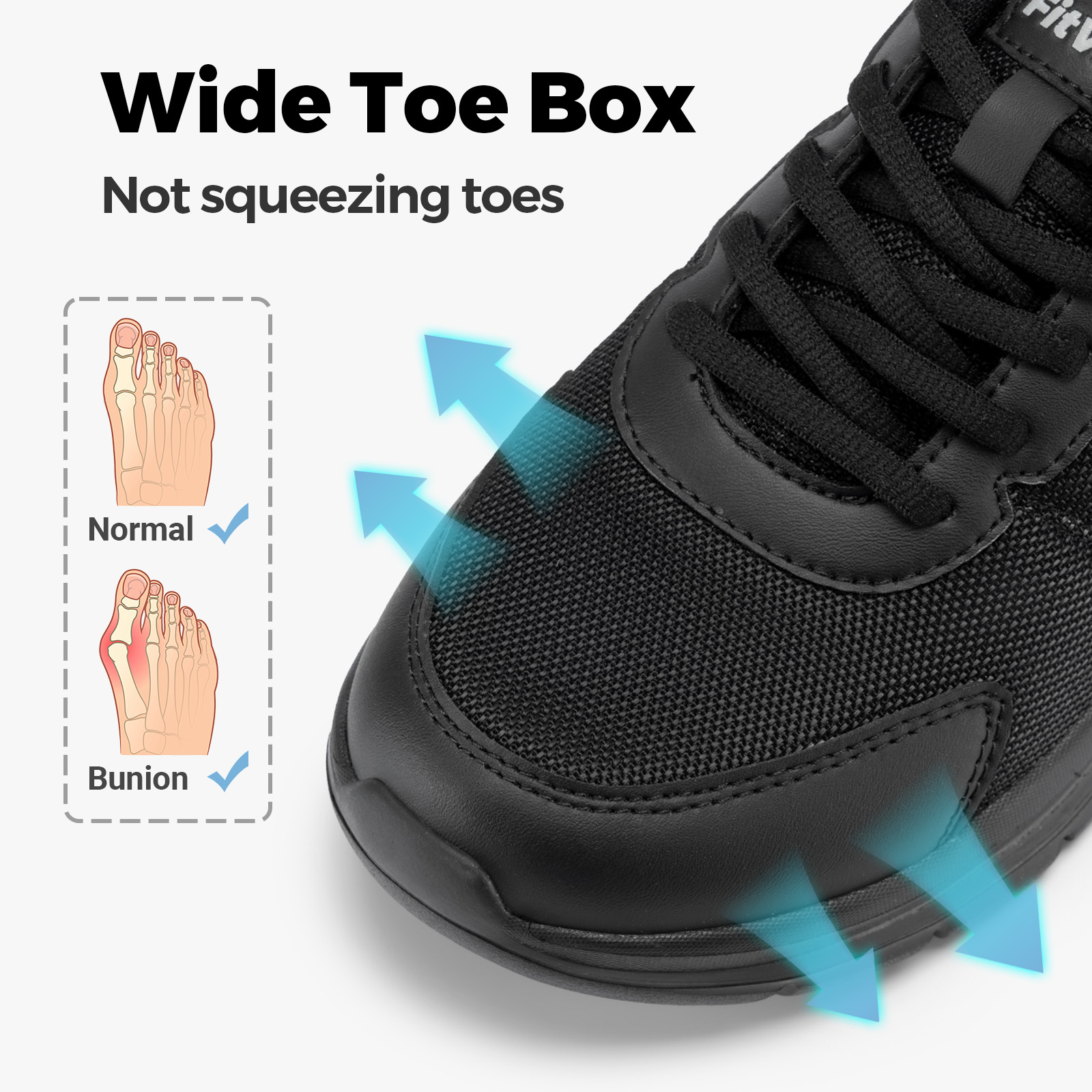 FitVille Men's Walking Shoes W - Men'S Shoes Wide Width recension och pris