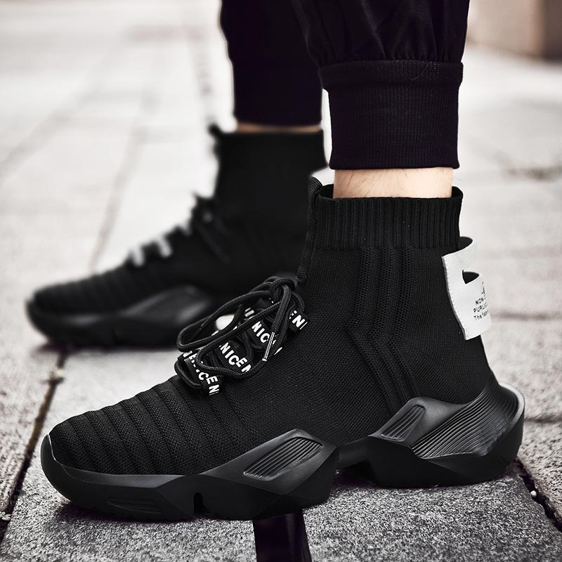 Plus Size Hightop High-soled M - Men'S Shoes Half Cut recension och pris