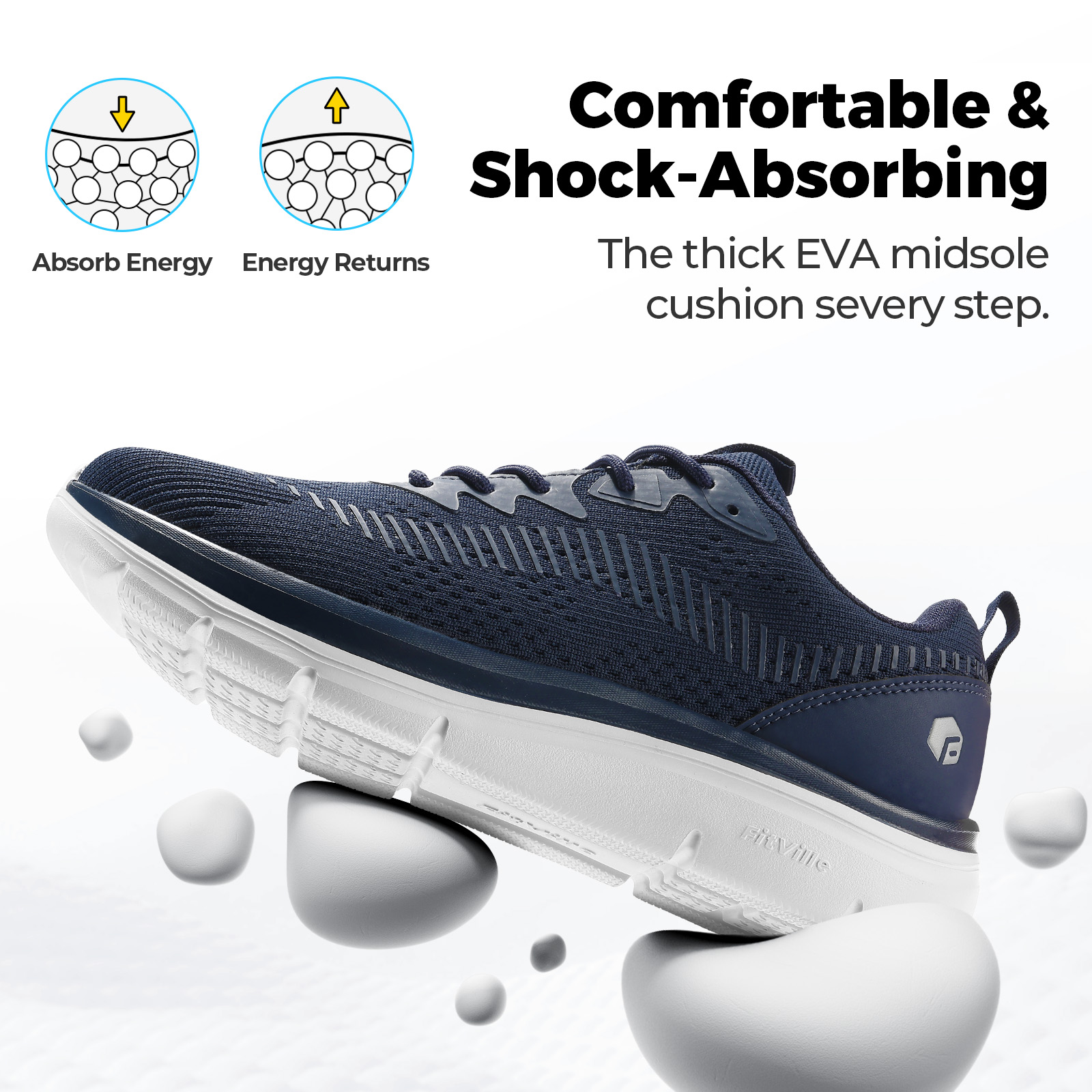 FitVille Men's Walking Shoes L - Men'S Shoes Wide Width recension och pris