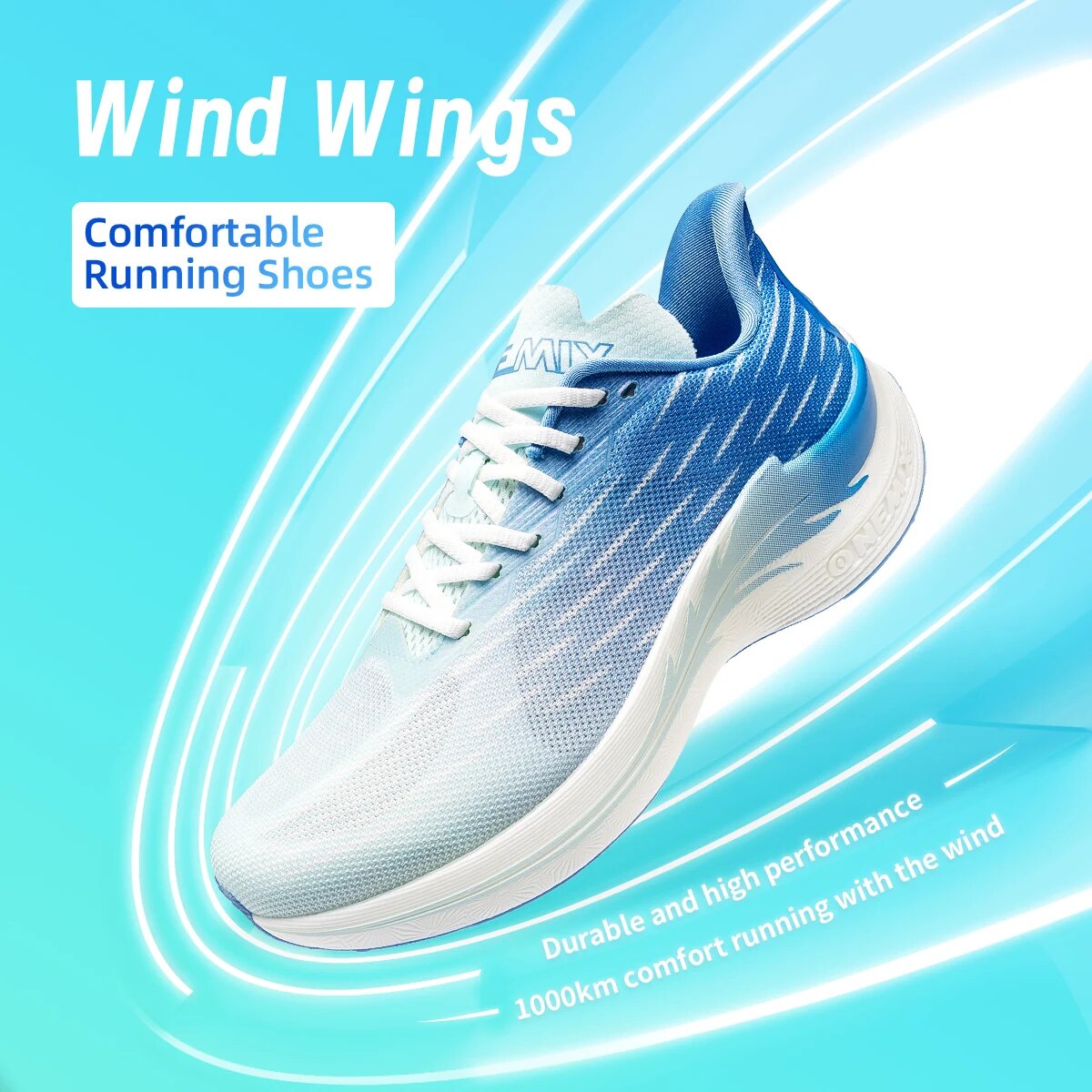 Onemix 2026 Wind Wings Breatha - Men'S Shoes Half Cut recension och pris