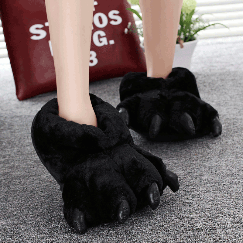 Size 35-43 Black Animal Paw Sh - Men Shoes For Winter recension och pris