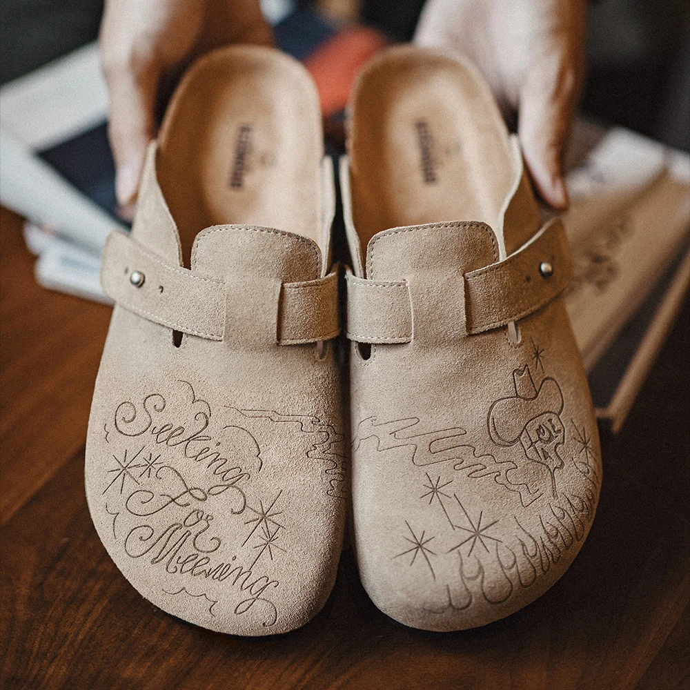Maden Illustration Mules Shoes - Men Shoes Illustration recension och pris