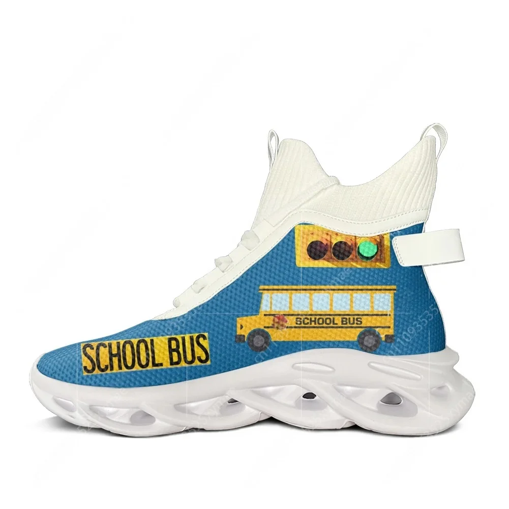 Yellow School Bus Printed High - Men Shoes Yellow recension och pris