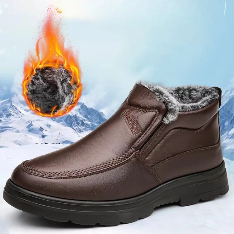 Winter Men's Ankle Boots Plush - Men Shoes Veja recension och pris