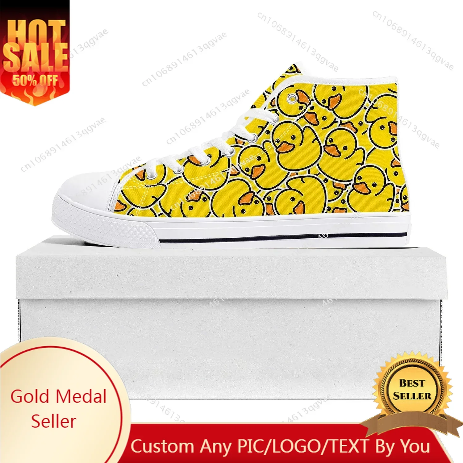 Yellow Duck Printed High Top H - Men Shoes Yellow recension och pris