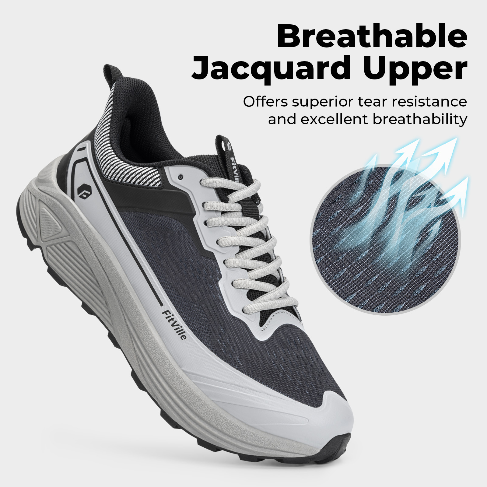 FitVille Wide Sports Shoes Wea - Men'S Shoes Wide Width recension och pris