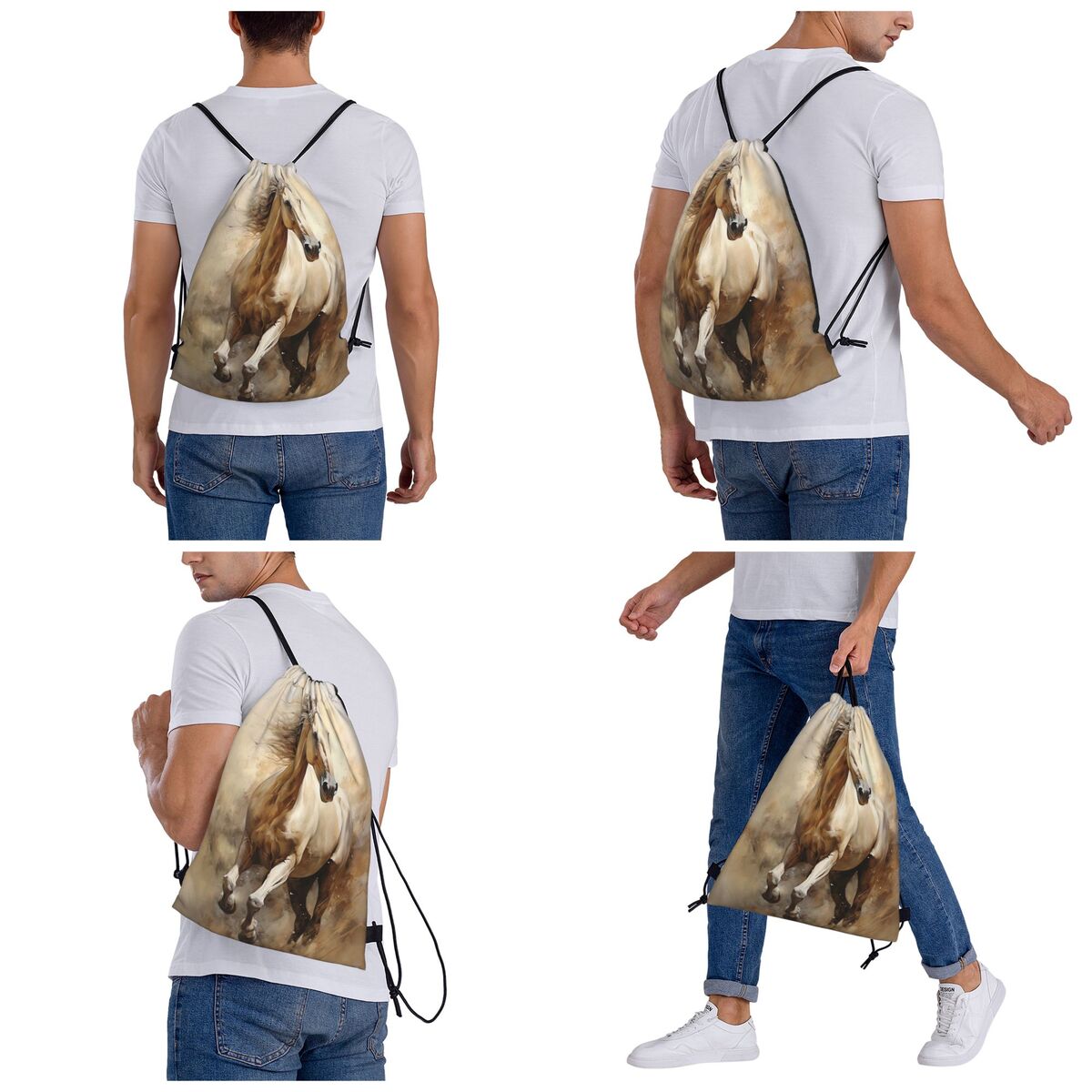 Horse Galloping In The Desert  - Men Shoes Illustration recension och pris